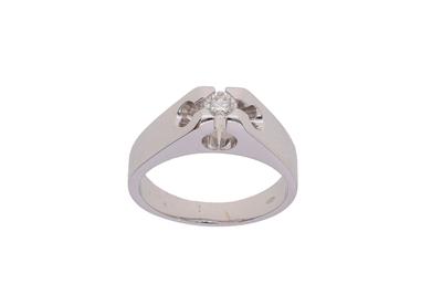 Anello con diamante - 