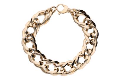 Bracciale con maglia a catena - 