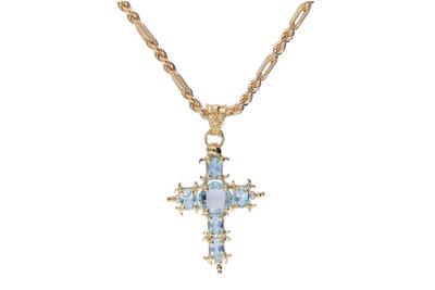 Collana con ciondolo a forma di croce - 