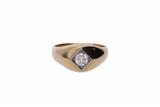 Anello con diamante - 