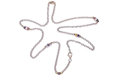 Collana con smalti - 