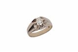 Anello con diamante - 