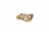 Anello con diamanti - 