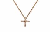 Collana con pendente con diamanti - 