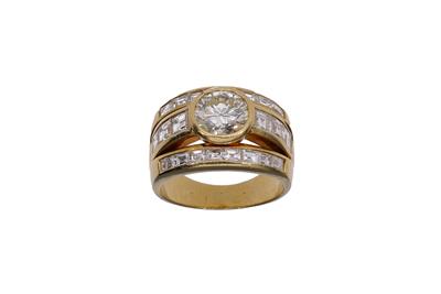 Anello a fascia con diamanti - Asta Preziosi