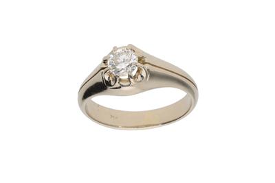 Anello solitario con diamante - Asta Preziosi