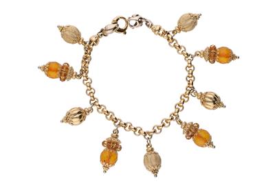 Bracciale con charms - Asta Preziosi