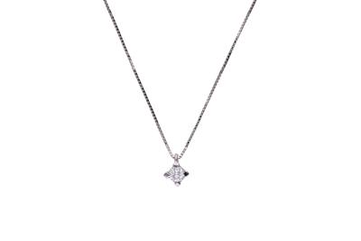 Collier con diamante - Asta Preziosi