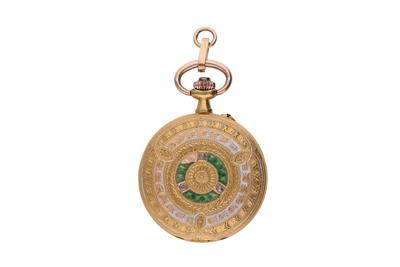 Orologino con diamanti e smalti - Asta Preziosi