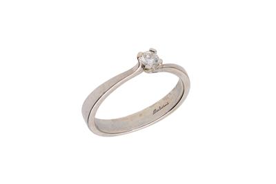 Salvini, anello solitario con diamante - Asta Preziosi