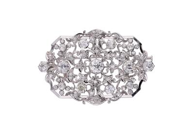 Spilla con diamanti - Asta Preziosi