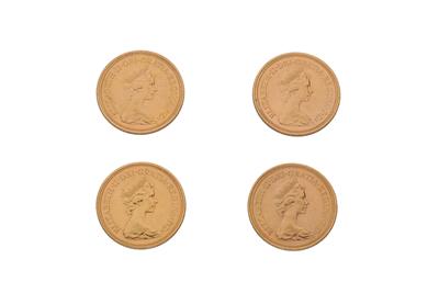 4 Sterline inglesi Elisabetta II - Asta Preziosi