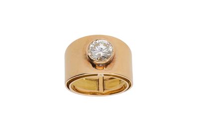 Anello con diamante - Asta Preziosi