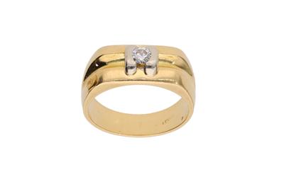 Anello con diamante - Asta Preziosi