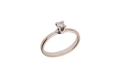 Anello solitario con diamante - Asta Preziosi