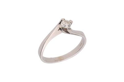 Anello solitario con diamante - Asta Preziosi
