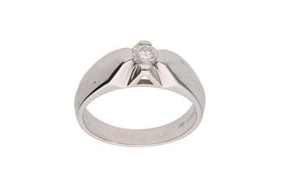 Anello solitario con diamante - Asta Preziosi