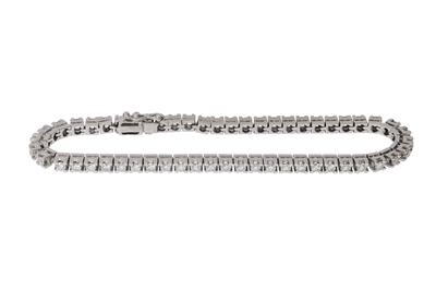 Bracciale tennis con diamanti - Asta Preziosi