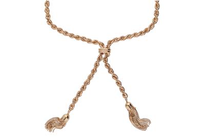 Collana con maglia a corda - Asta Preziosi