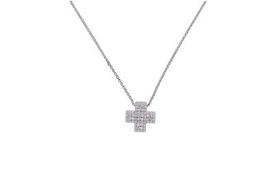 Collana con pendente a forma di croce - Asta Preziosi