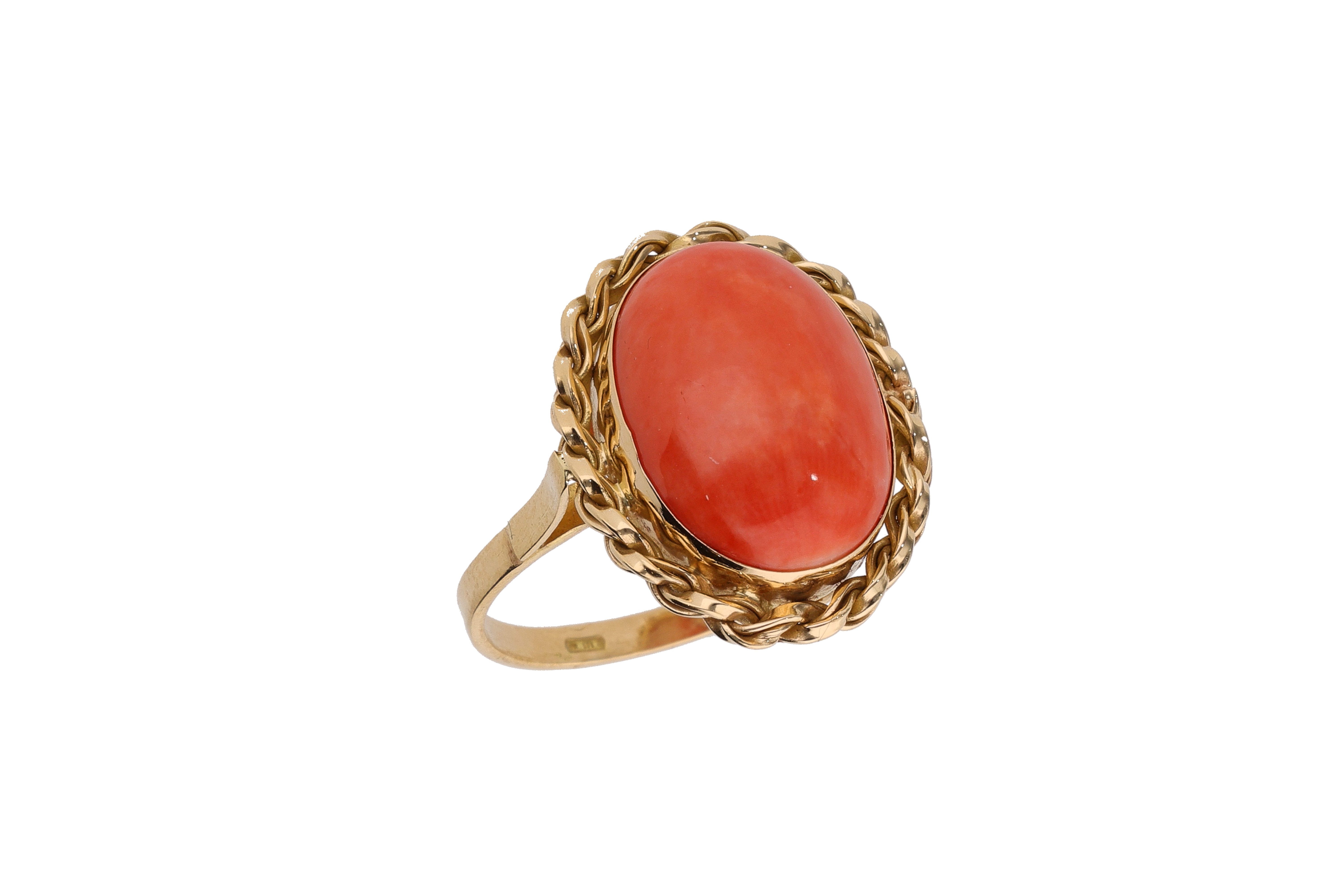 Anello con corallo - Asta Preziosi