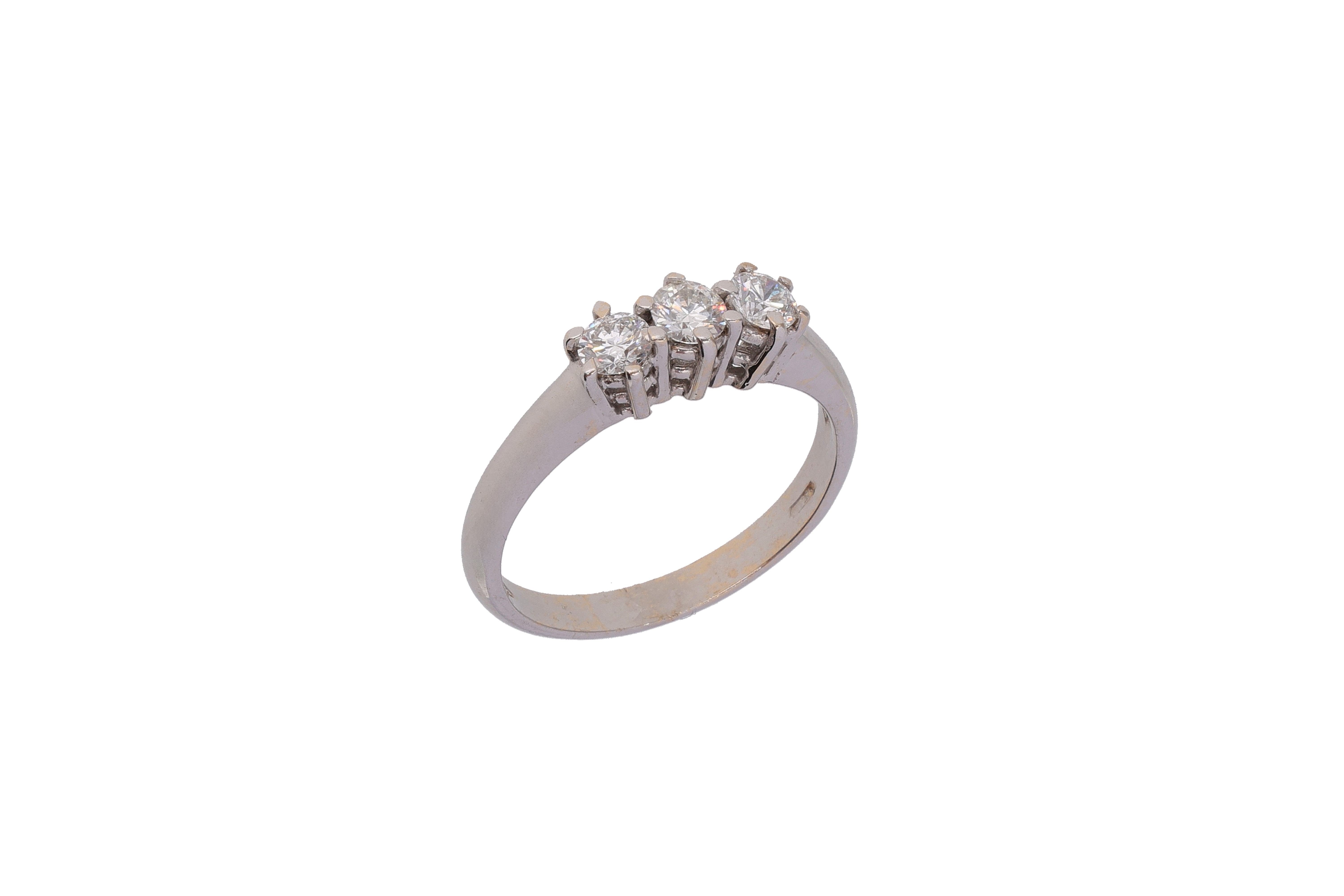Anello Trilogy con diamanti - Asta Preziosi