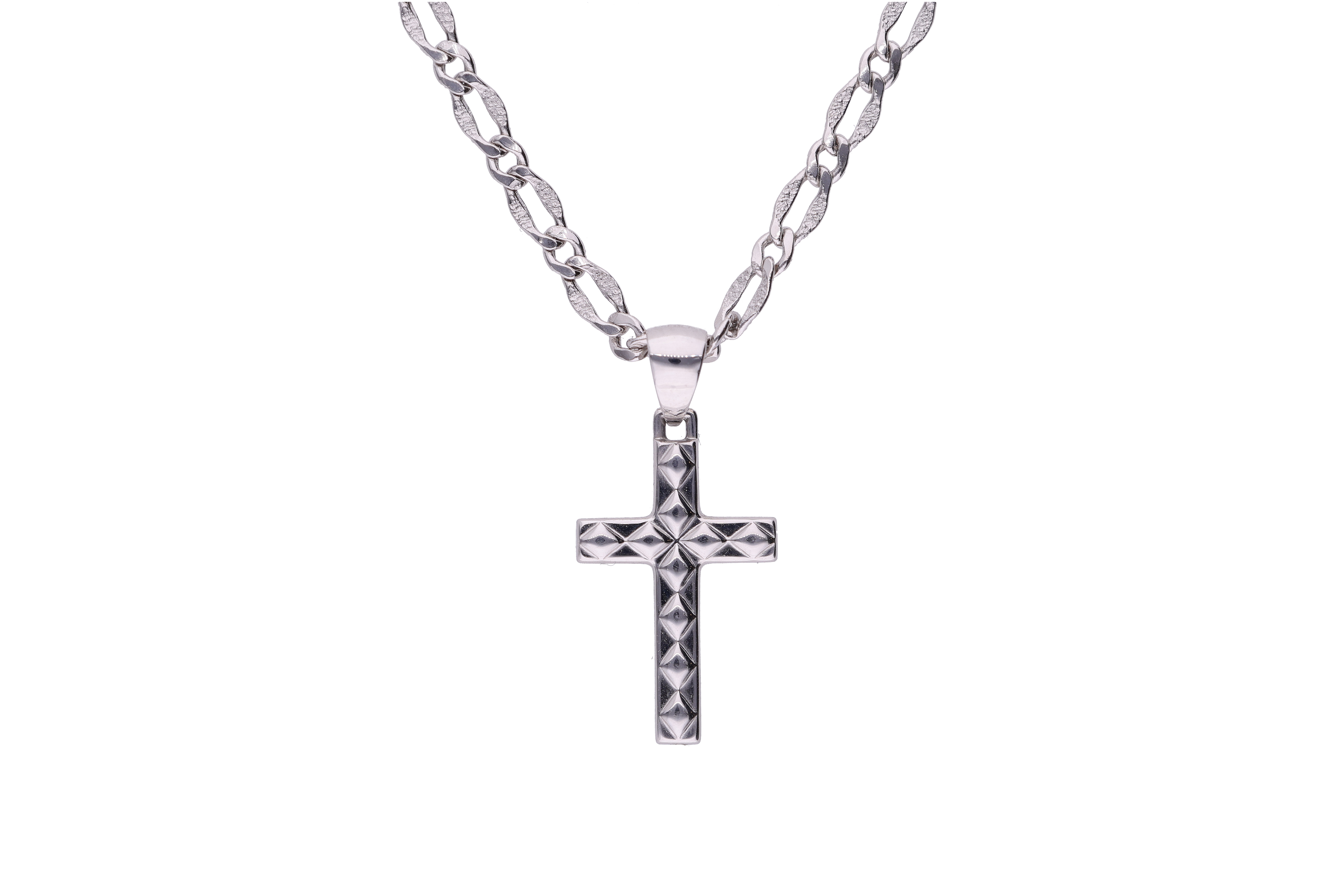 Collana con crocetta - Asta Preziosi