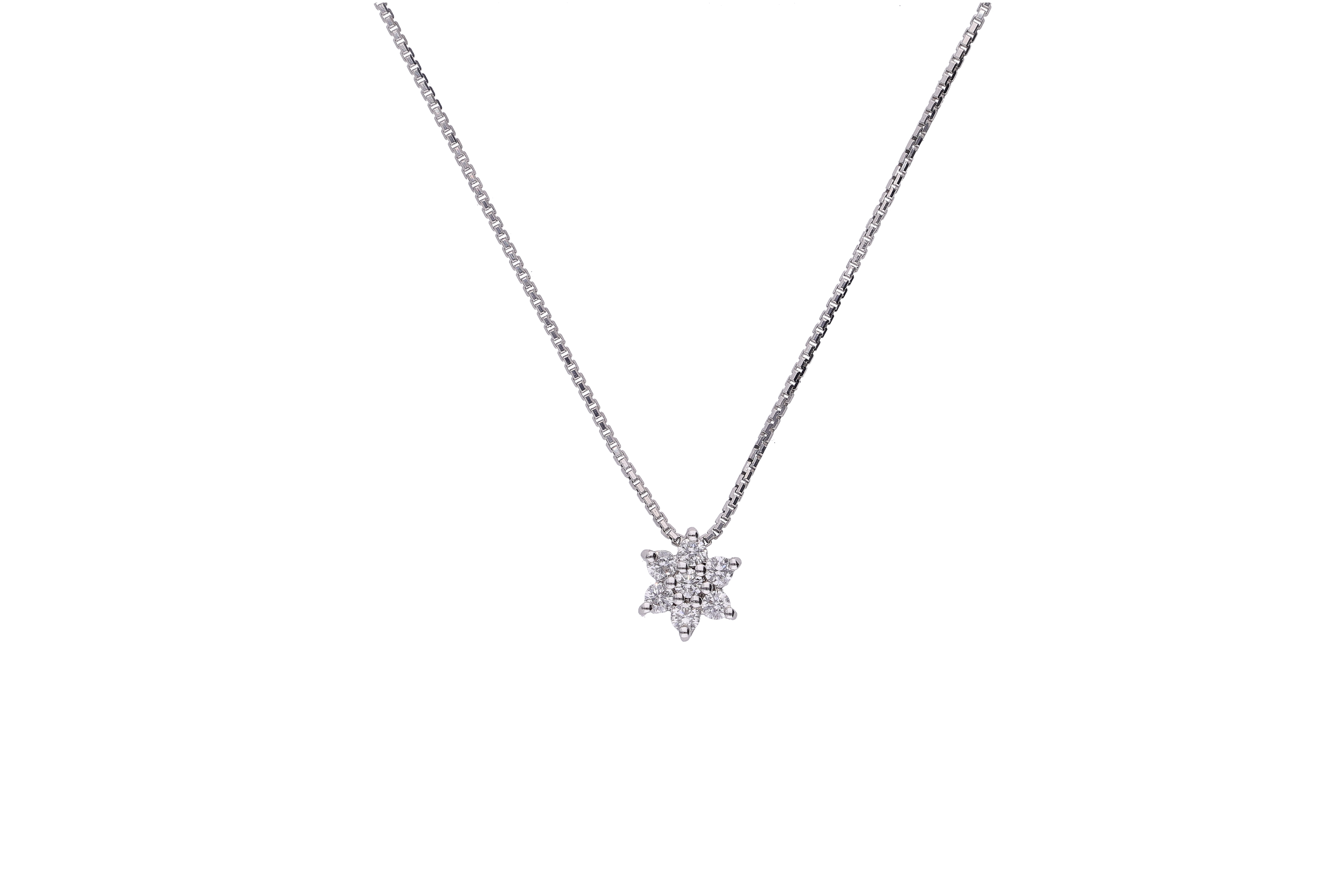 Collana e pendente con diamanti - Asta Preziosi