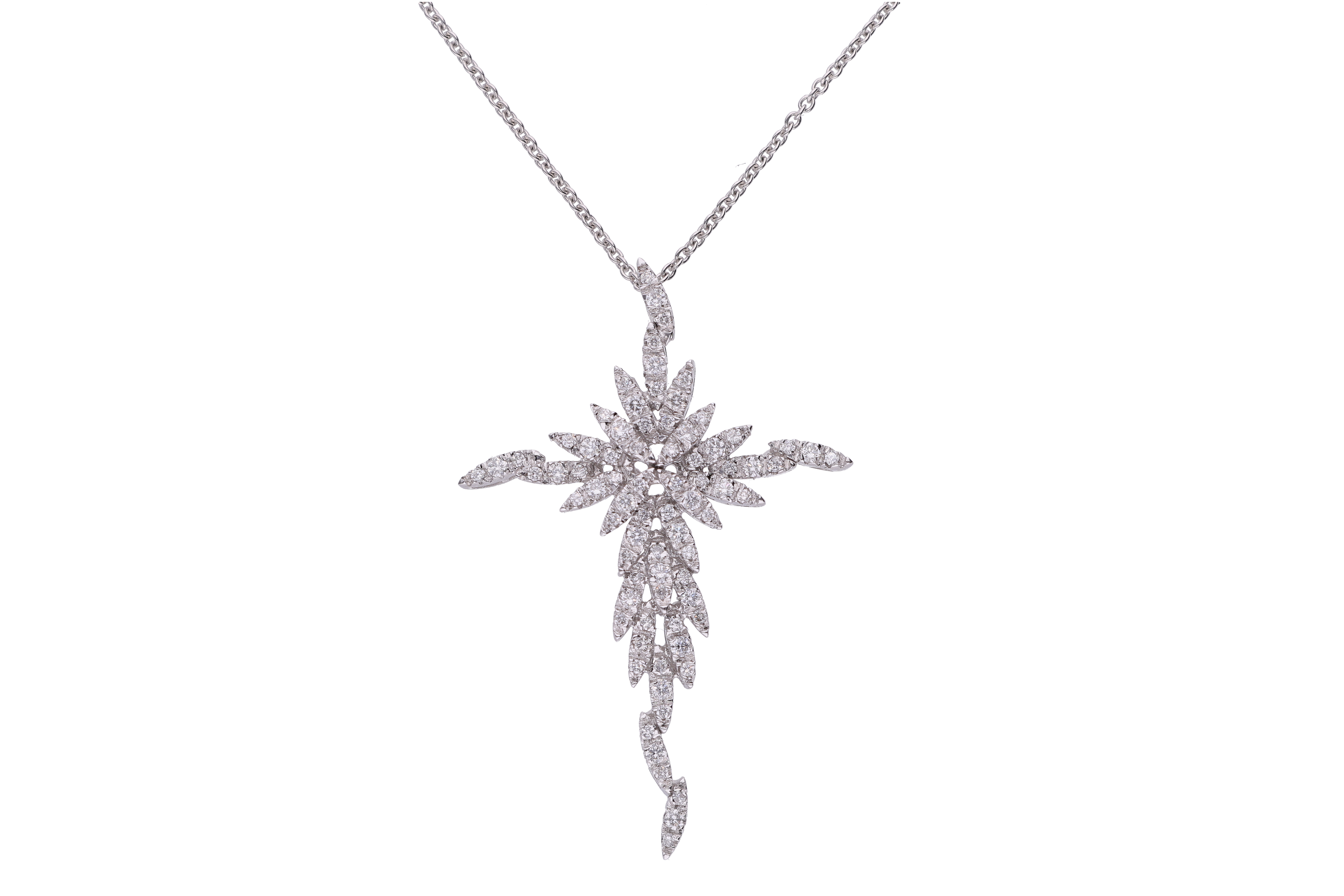Collana e pendente con diamanti - Asta Preziosi