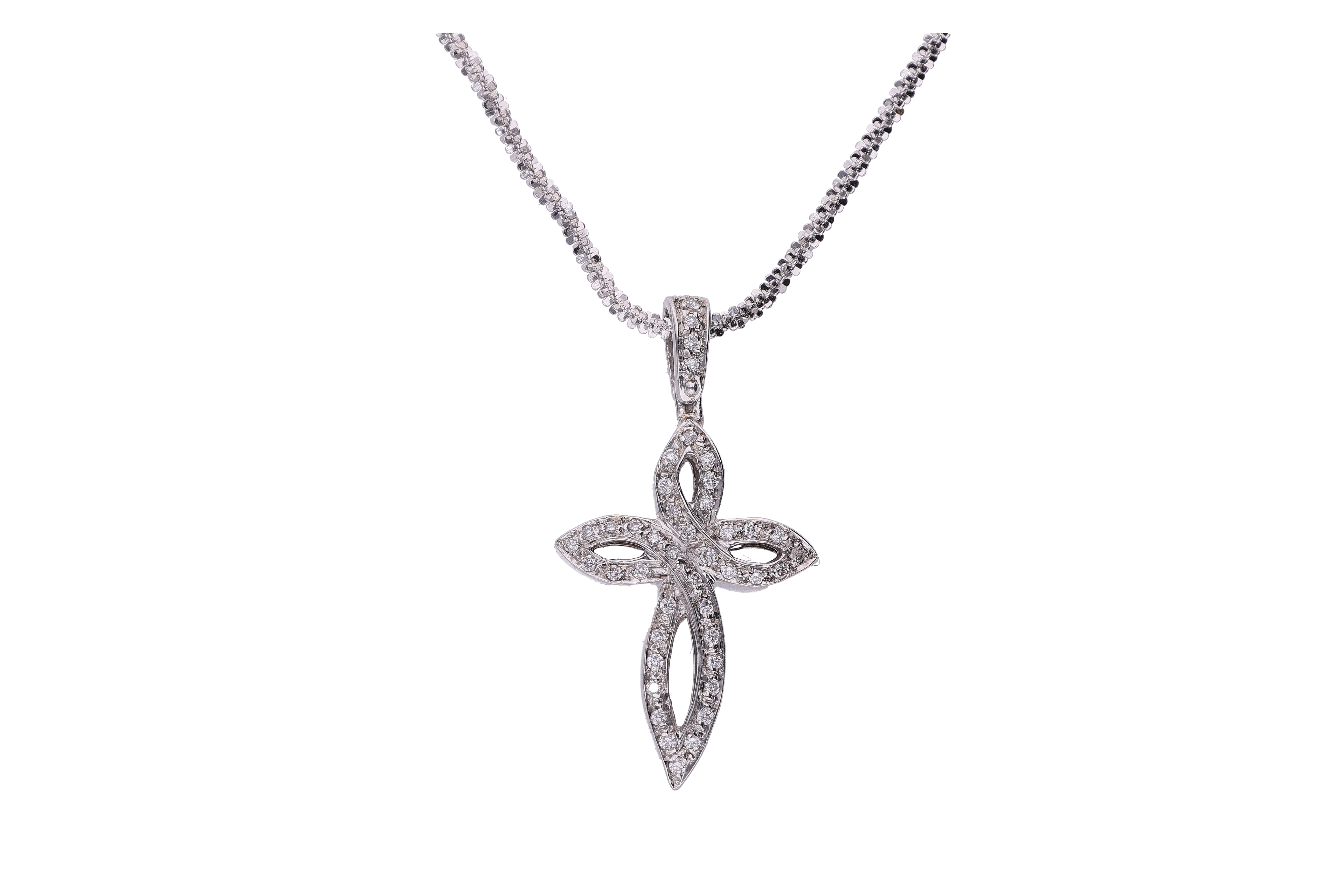 Collana e pendente con diamanti - Asta Preziosi
