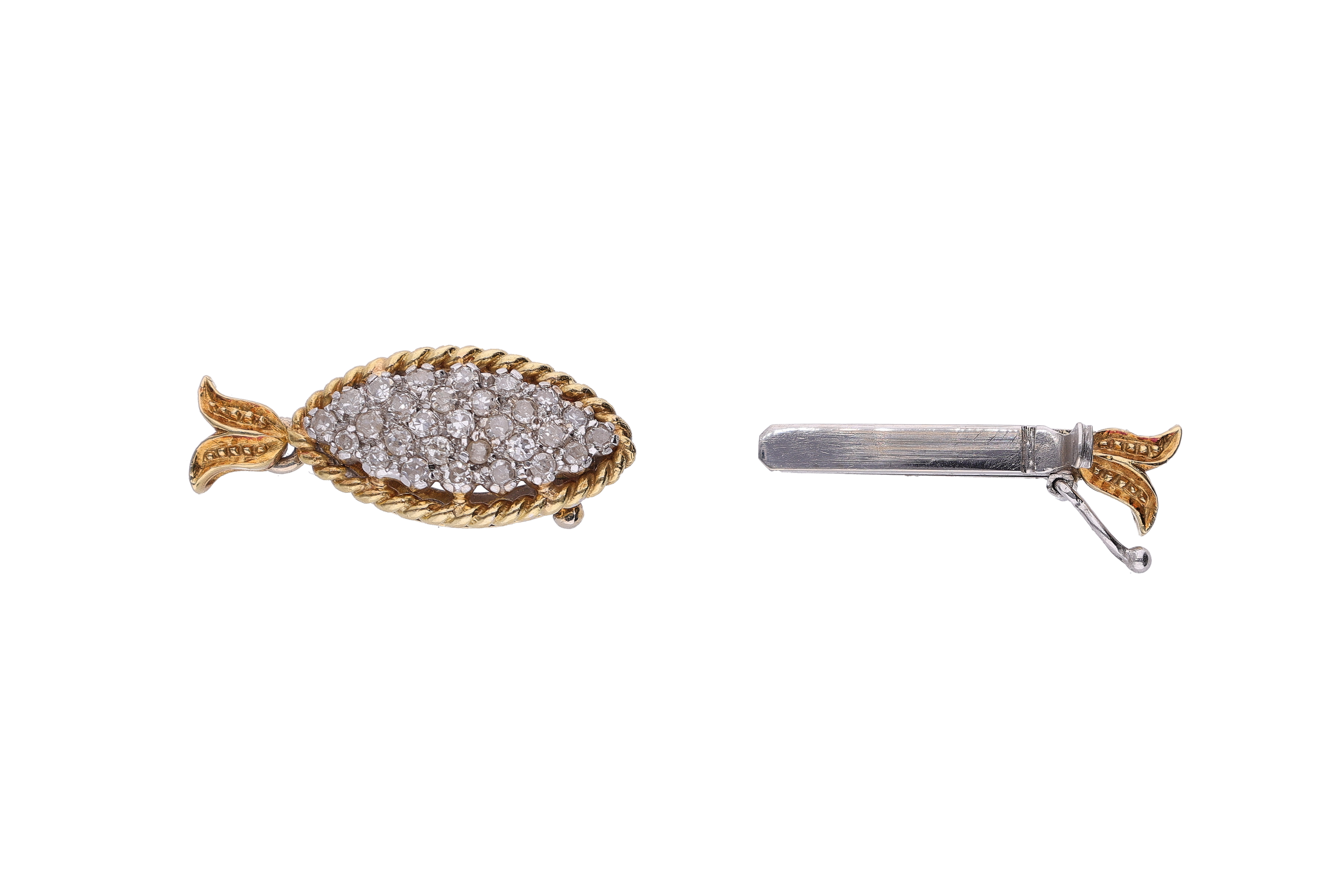 Fermezza con diamanti - Asta Preziosi