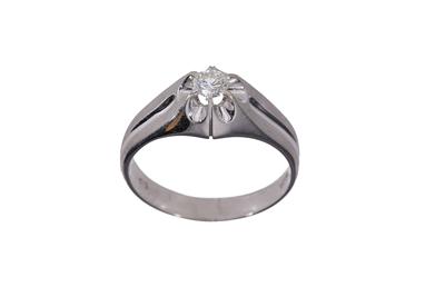 Anello anni '70 con diamante - Asta Preziosi Anello anni '70 con diamante - Asta Preziosi