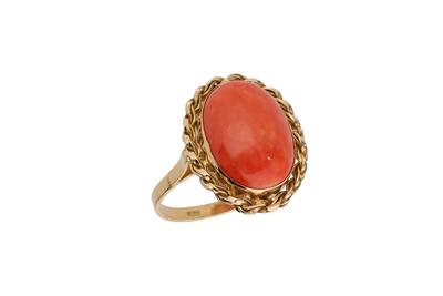 Anello con corallo - Asta Preziosi