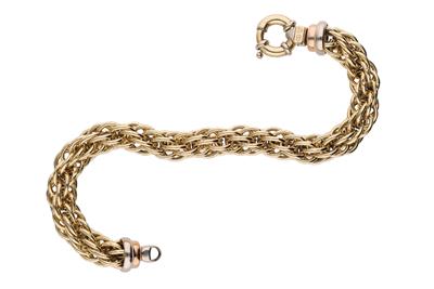 Bracciale a maglie intrecciate - Asta Preziosi