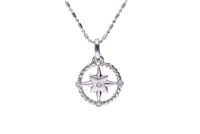 Collana e pendente con piccoli diamanti - Asta Preziosi Collana e pendente con piccoli diamanti - Asta Preziosi