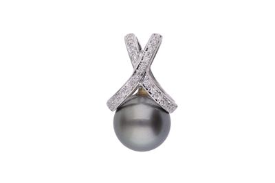 Pendente con diamanti e perla - Asta Preziosi Pendente con diamanti e perla - Asta Preziosi