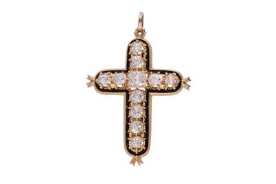 Pendente con diamanti e smalto - Asta Preziosi Pendente con diamanti e smalto - Asta Preziosi