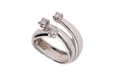 Recarlo, anello trilogy con diamanti - Asta Preziosi Recarlo, anello trilogy con diamanti - Asta Preziosi
