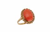 Anello con corallo - Asta Preziosi