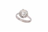 Anello solitario con diamante - Asta Preziosi Anello solitario con diamante - Asta Preziosi