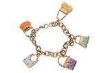 Bracciale con charms a forma di borsa - Asta Preziosi Bracciale con charms a forma di borsa - Asta Preziosi