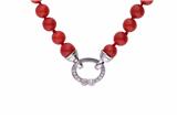 Collana di corallo con diamanti - Asta Preziosi Collana di corallo con diamanti - Asta Preziosi