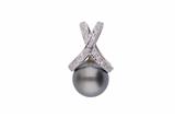 Pendente con diamanti e perla - Asta Preziosi Pendente con diamanti e perla - Asta Preziosi