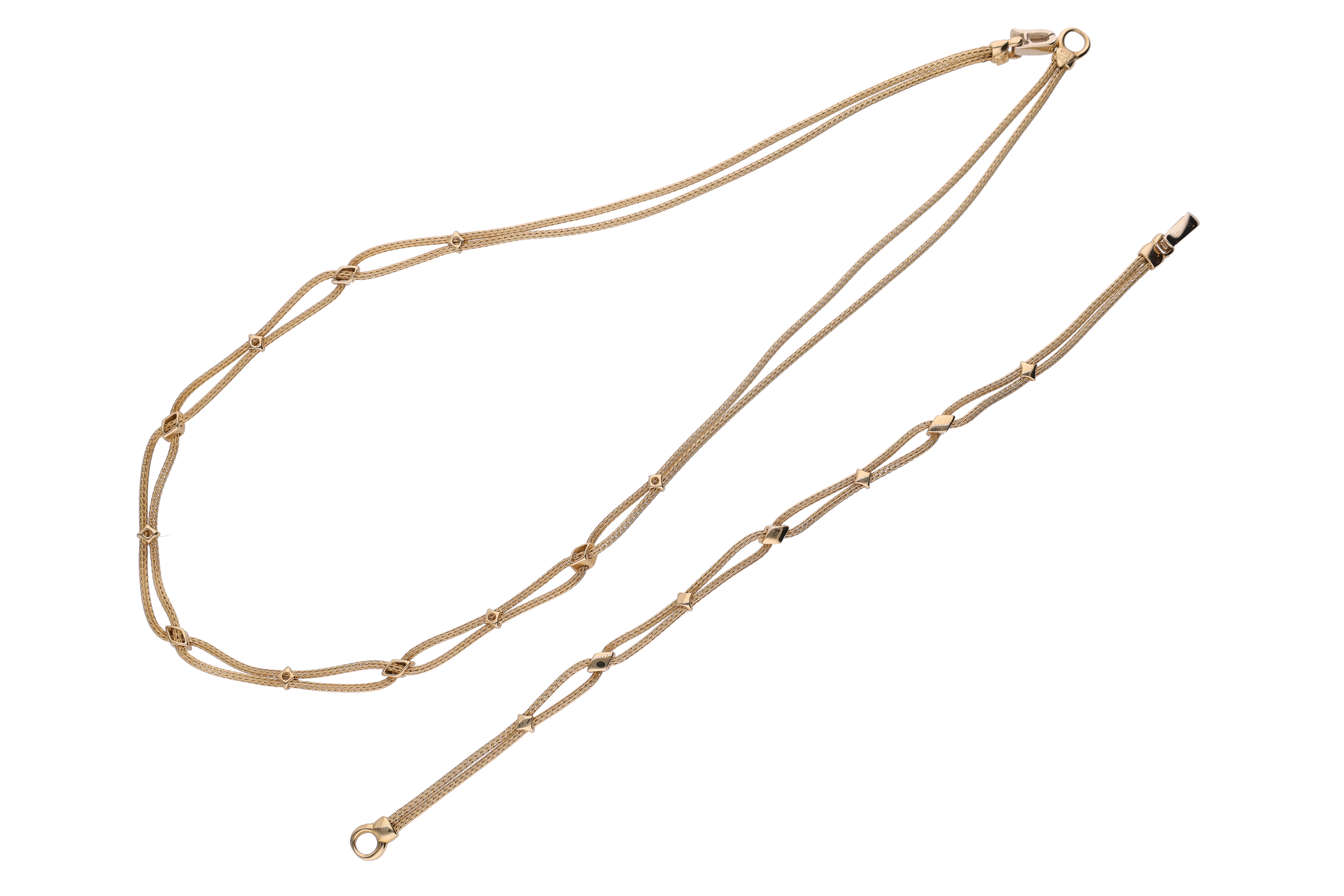 Parure composta da collana e bracciale - Asta Preziosi