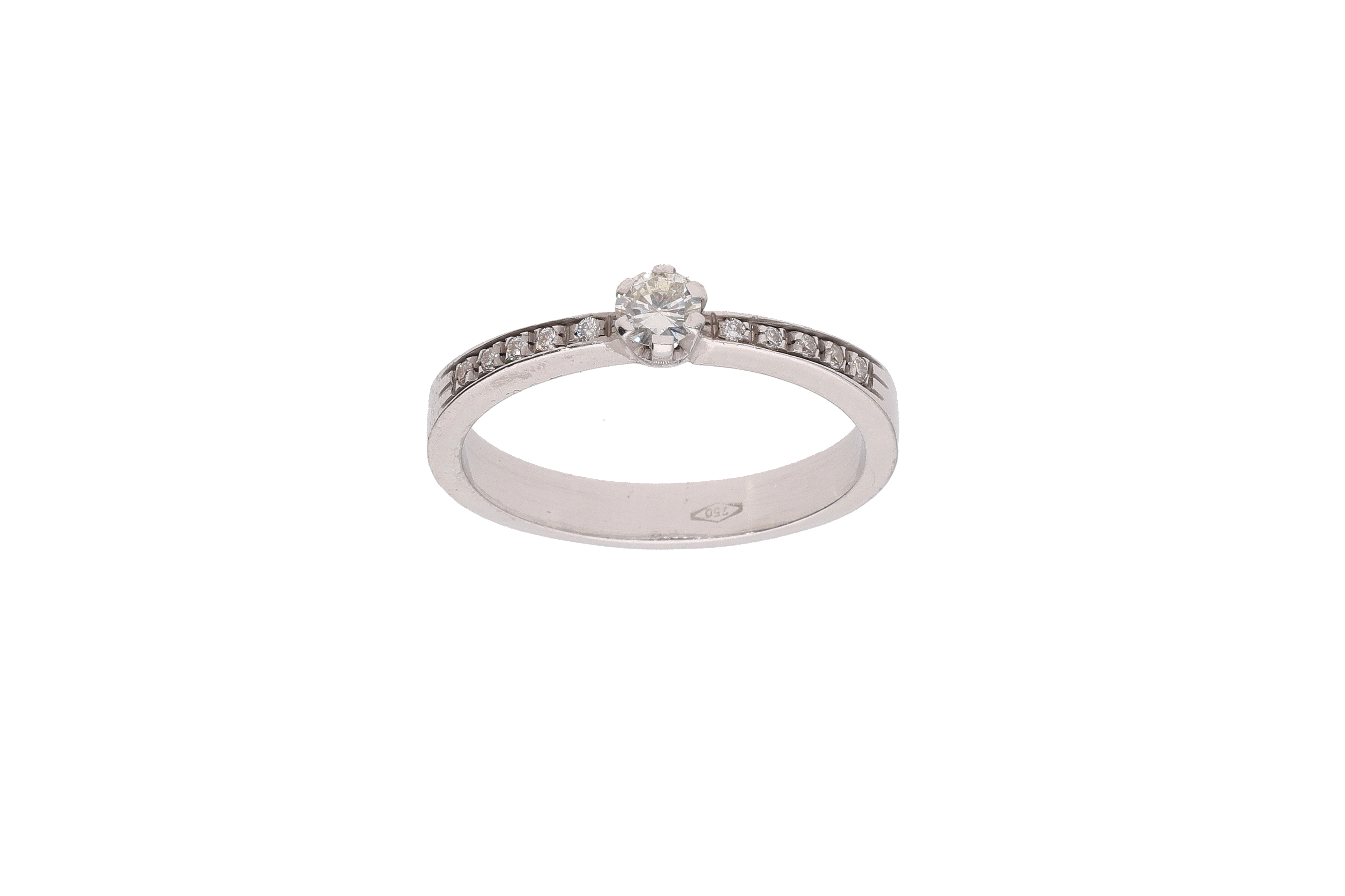 Anello con diamanti - Asta Preziosi