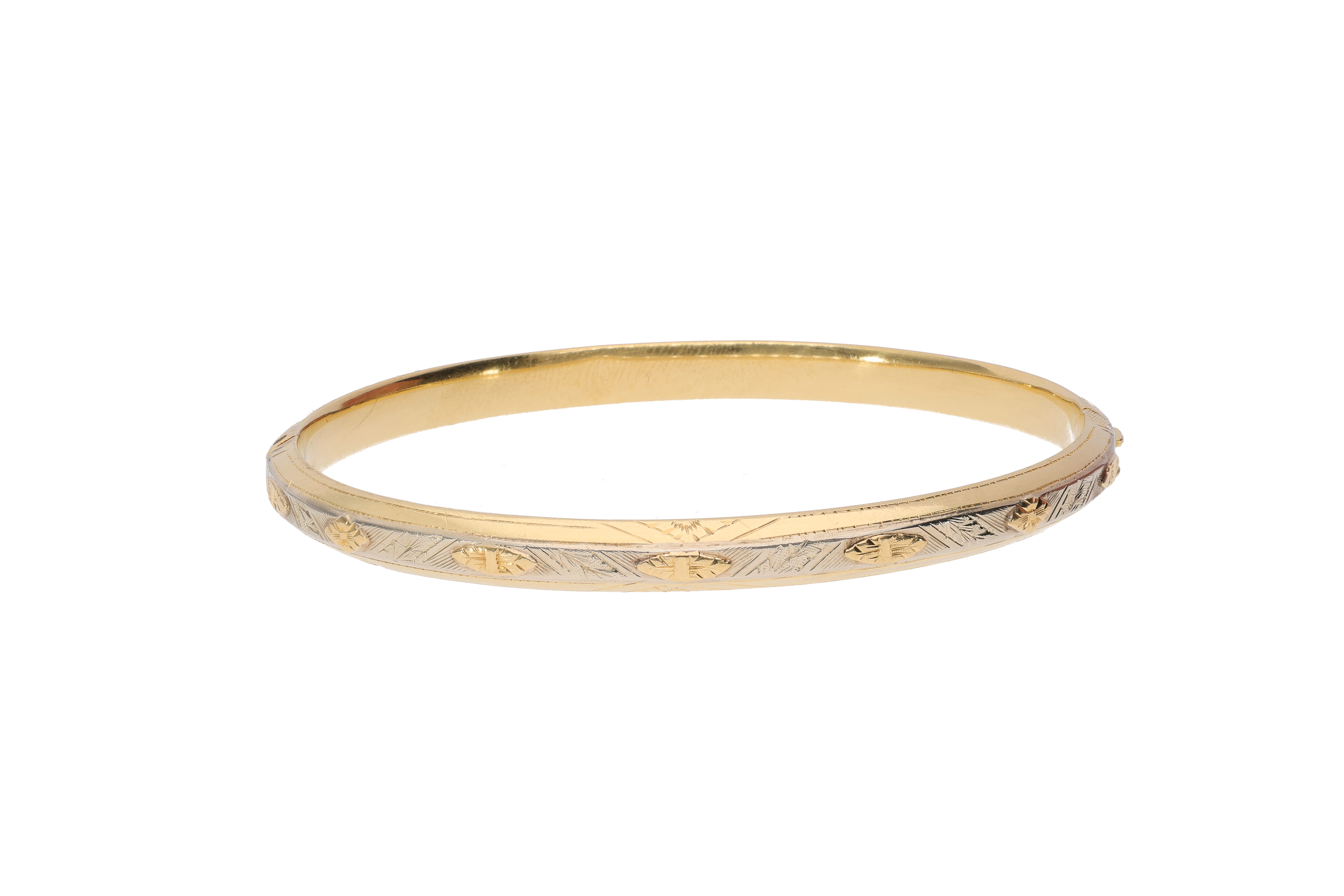 Bracciale rigido inciso a bulino - Asta Preziosi