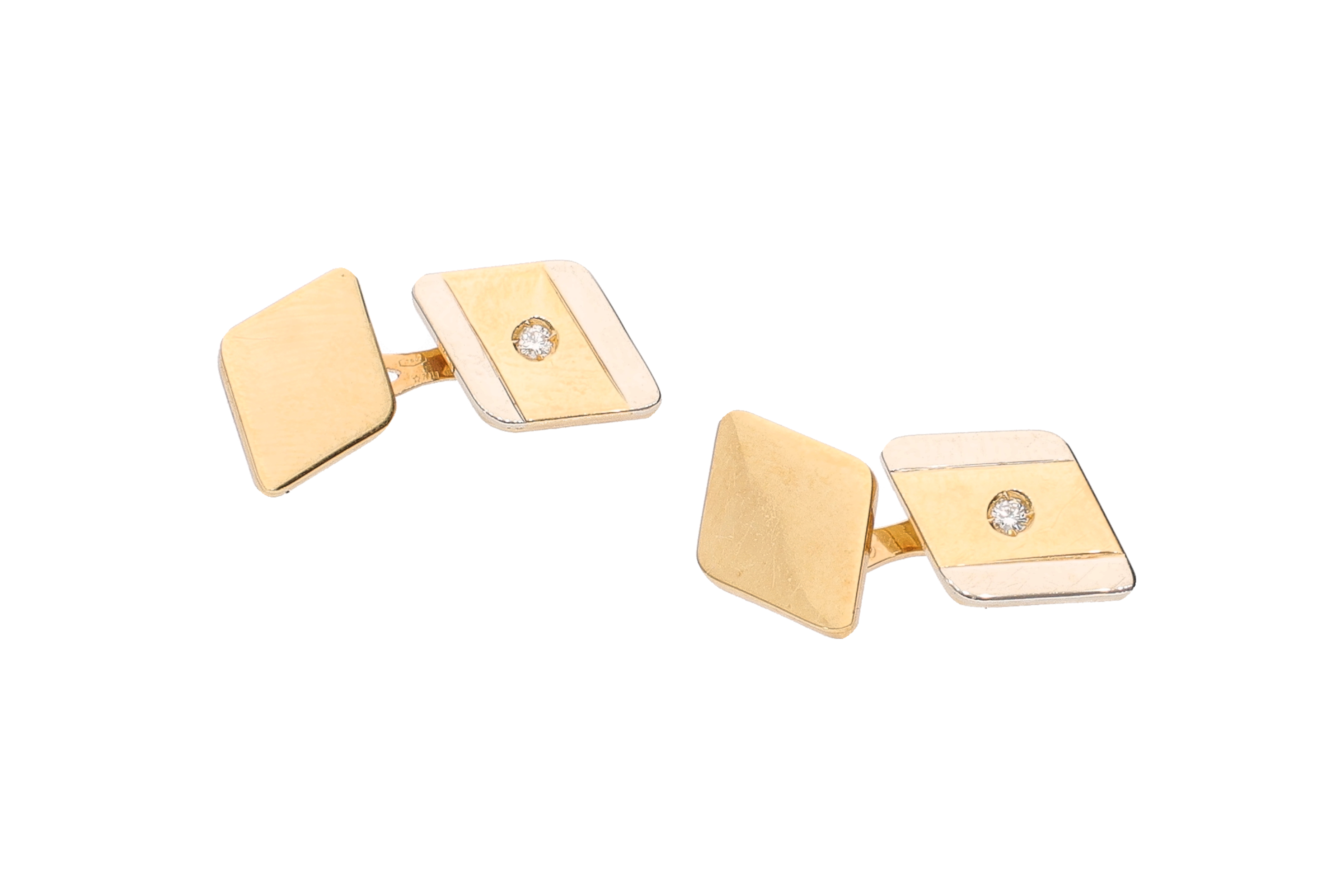 Gemelli con diamanti - Asta Preziosi