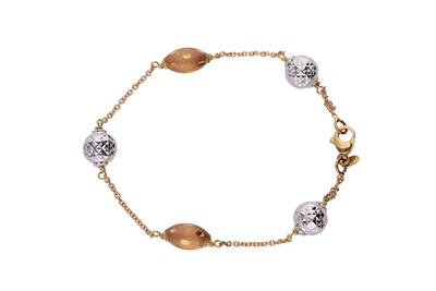 Bracciale con elementi diamantati e satinati - Asta Preziosi Bracciale con elementi diamantati e satinati - Asta Preziosi