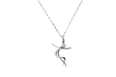 collana con ciondolo impreziosito da diamanti - Asta Preziosi collana con ciondolo impreziosito da diamanti - Asta Preziosi
