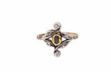 Anello con zaffiro e diamanti - Asta Preziosi Anello con zaffiro e diamanti - Asta Preziosi